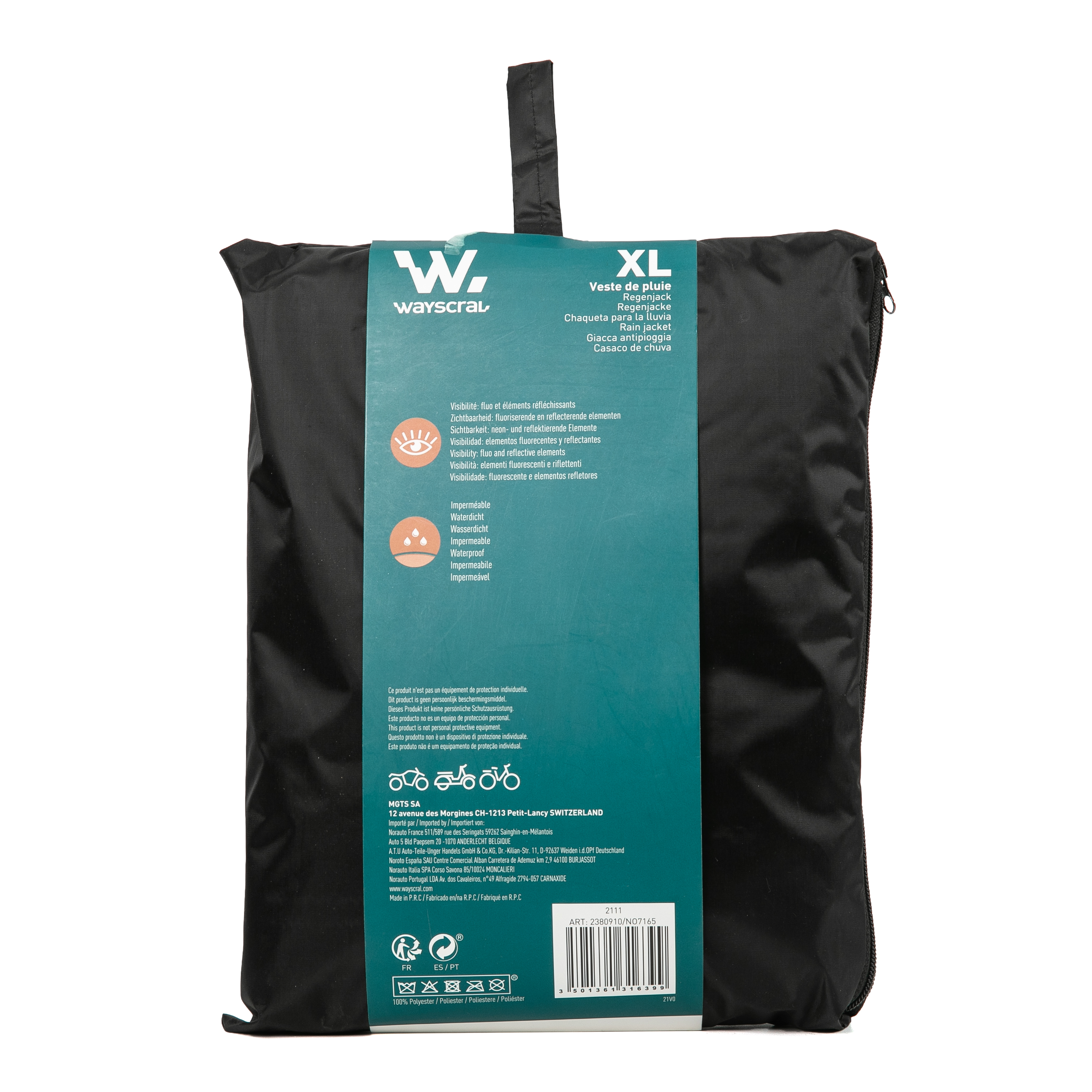 WAYSCRAL Regenjacke, Größe XL - ATU