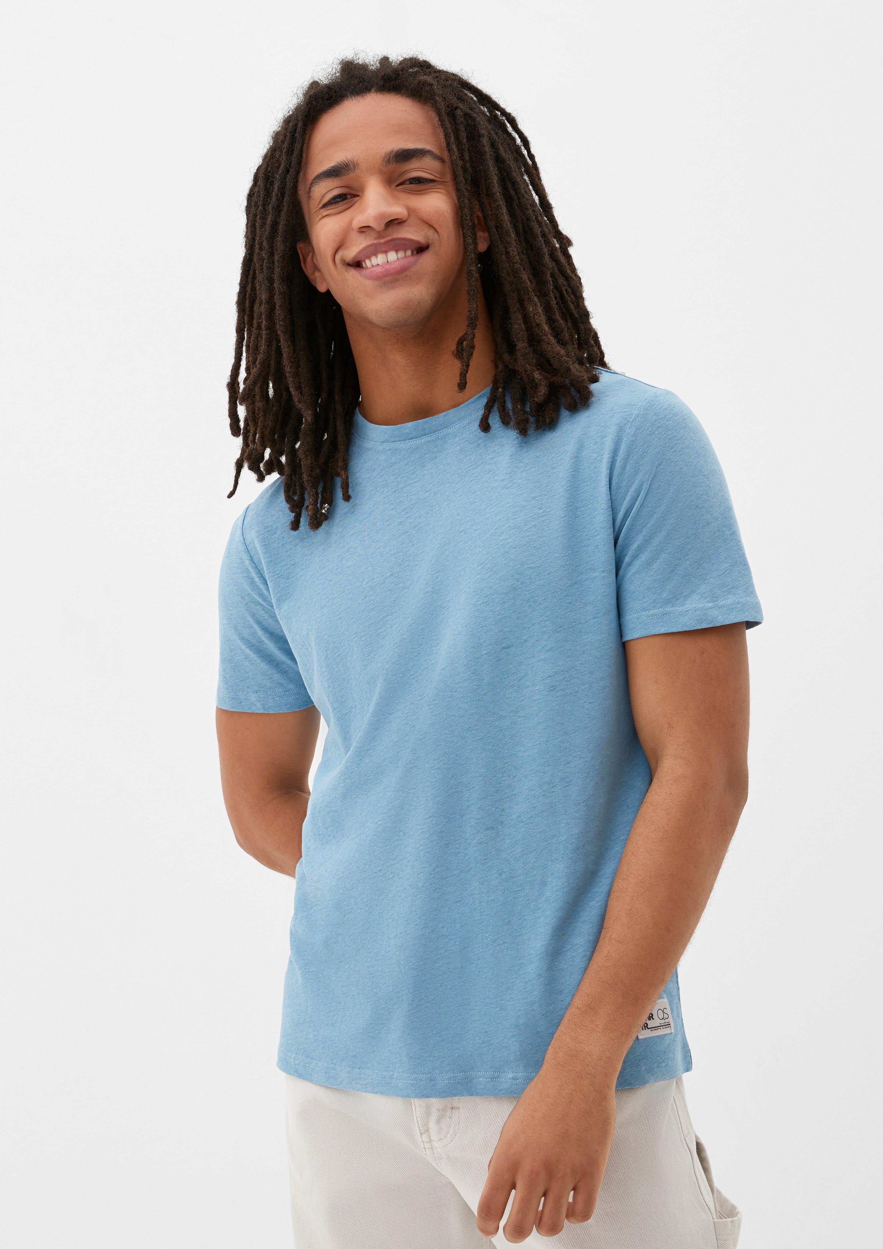 T-Shirt aus Leinenmix  2130377-5196