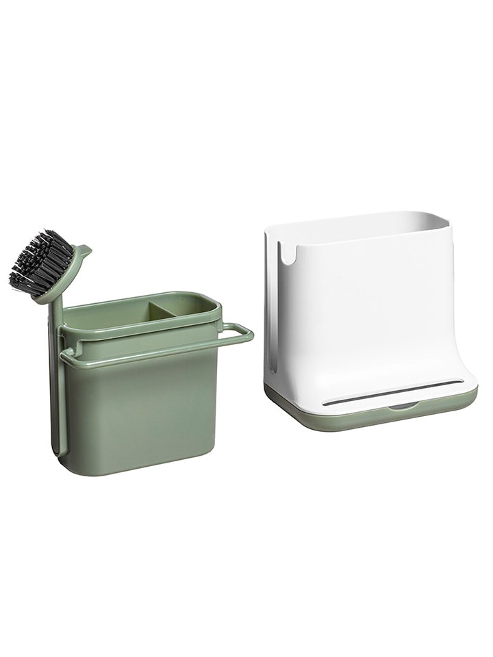 Chefware Spülbecken-Organizer in Weiß/ Grün - (B)13,5 x (H)15,5 x (T)10,5 cm günstig kaufen onesize