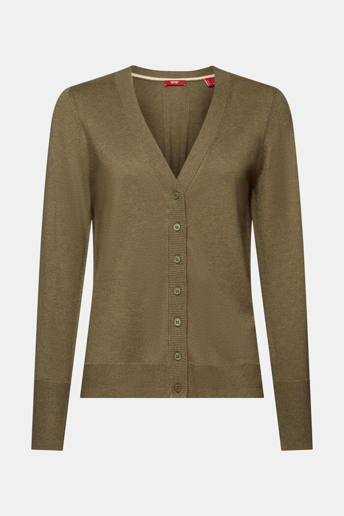 Cardigan mit V-Ausschnitt