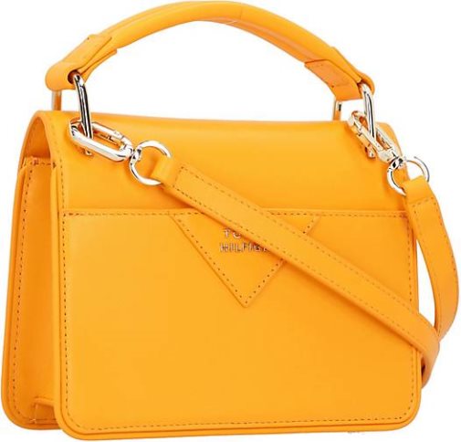 TOMMY HILFIGER Handtasche Leder 19 cm