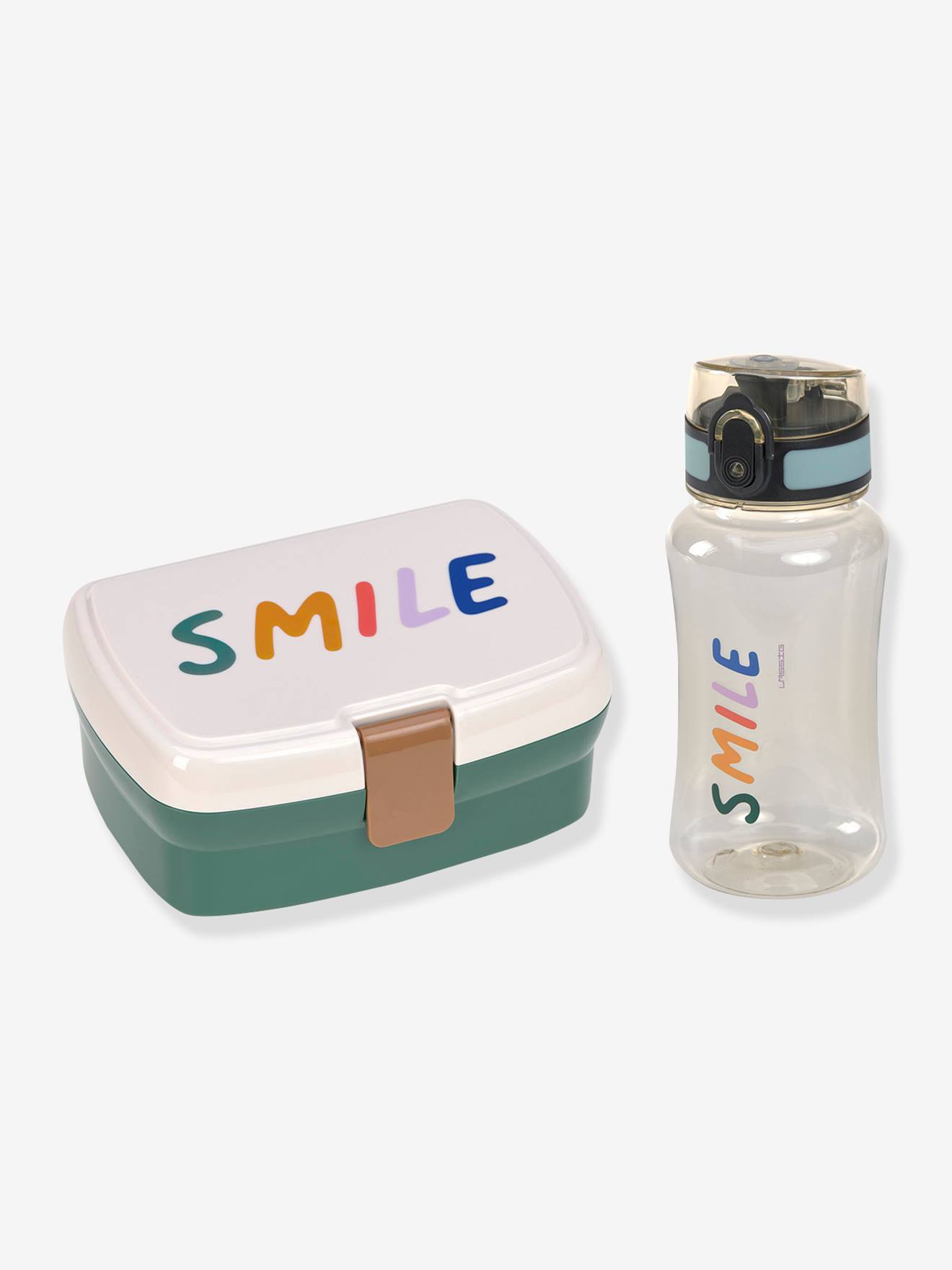 Lässig Kinder-Set: Brotdose & Trinkflasche ABOUT FRIENDS LÄSSIG - salbeigrün