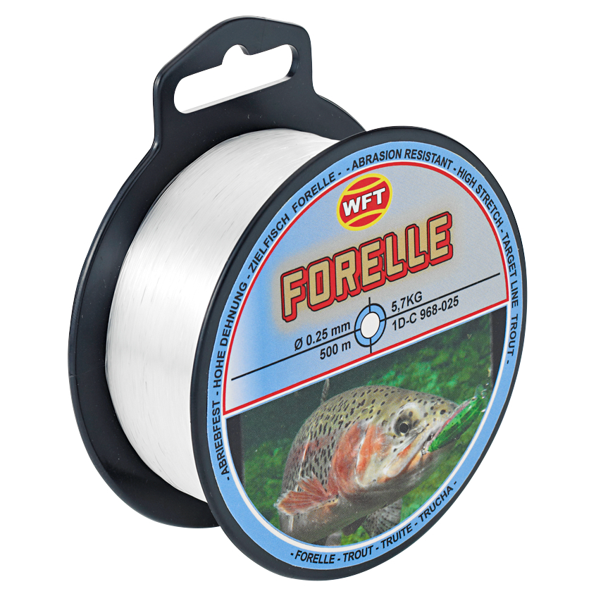 WFT Zielfischschnur Forelle (klar, 500 m)