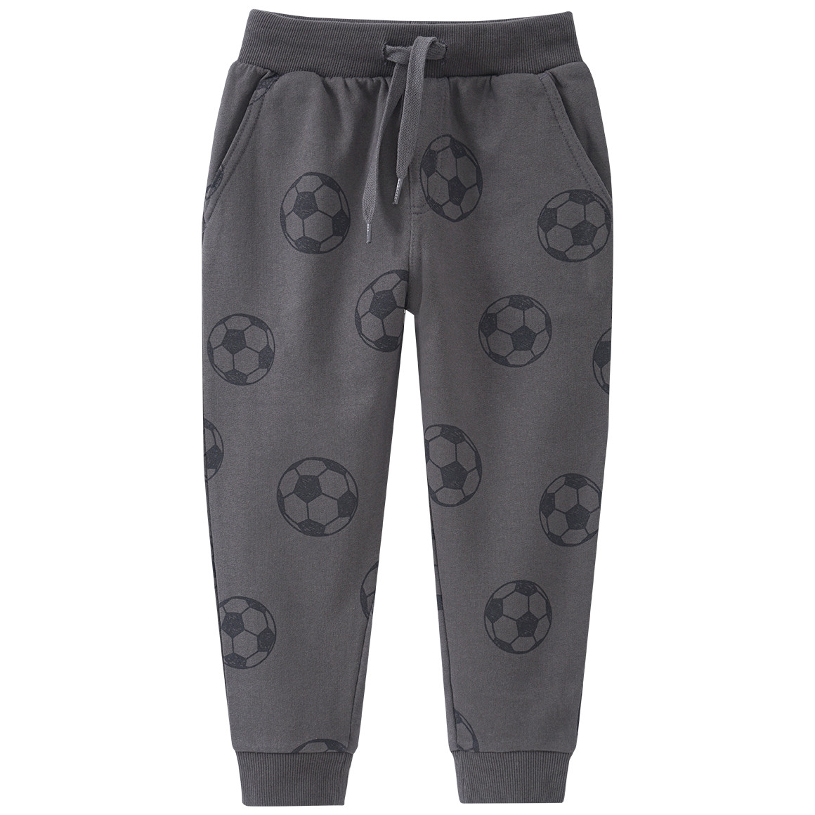 2 Jungen Jogginghosen mit Fußball-Print