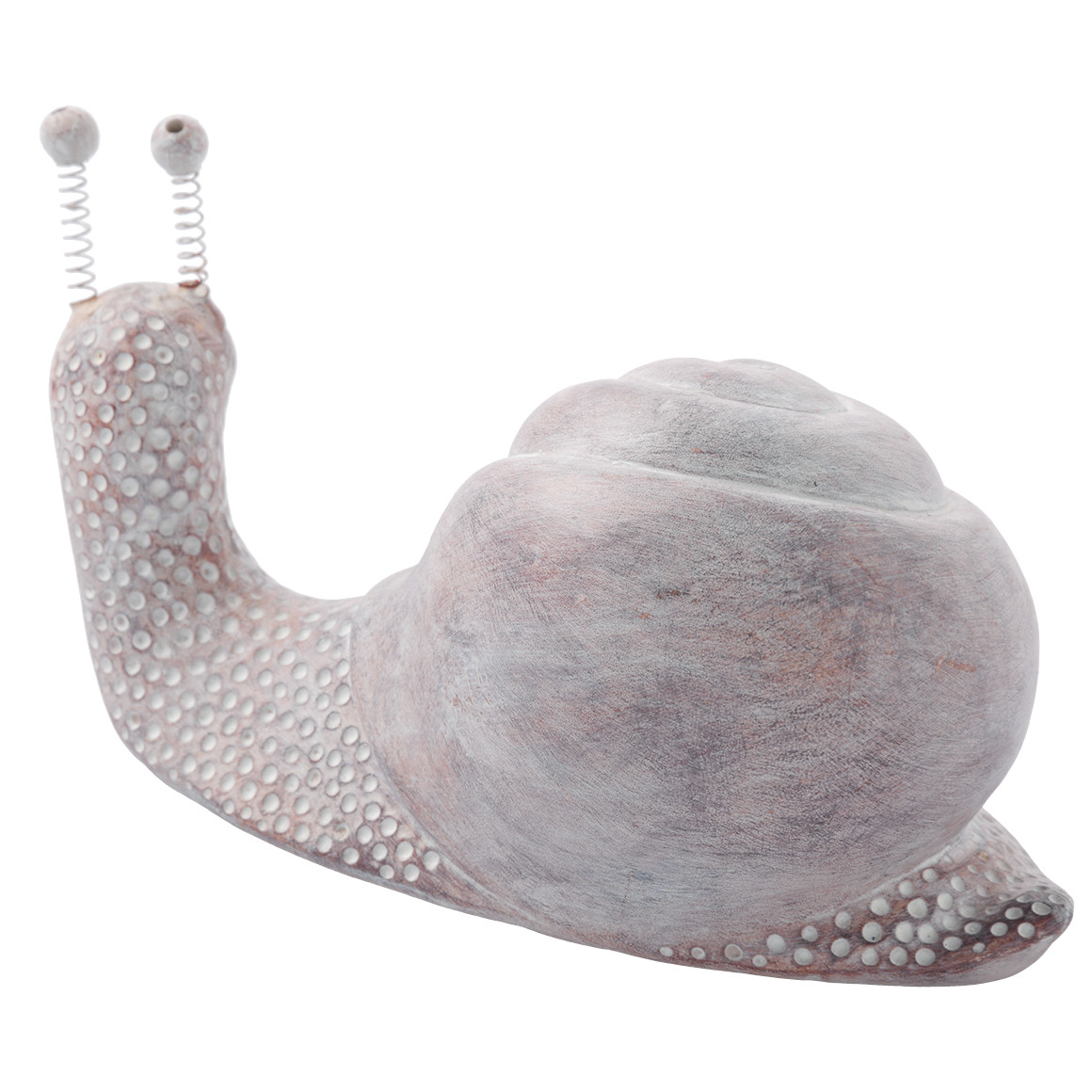 Deko-Schnecke mit Wackelaugen