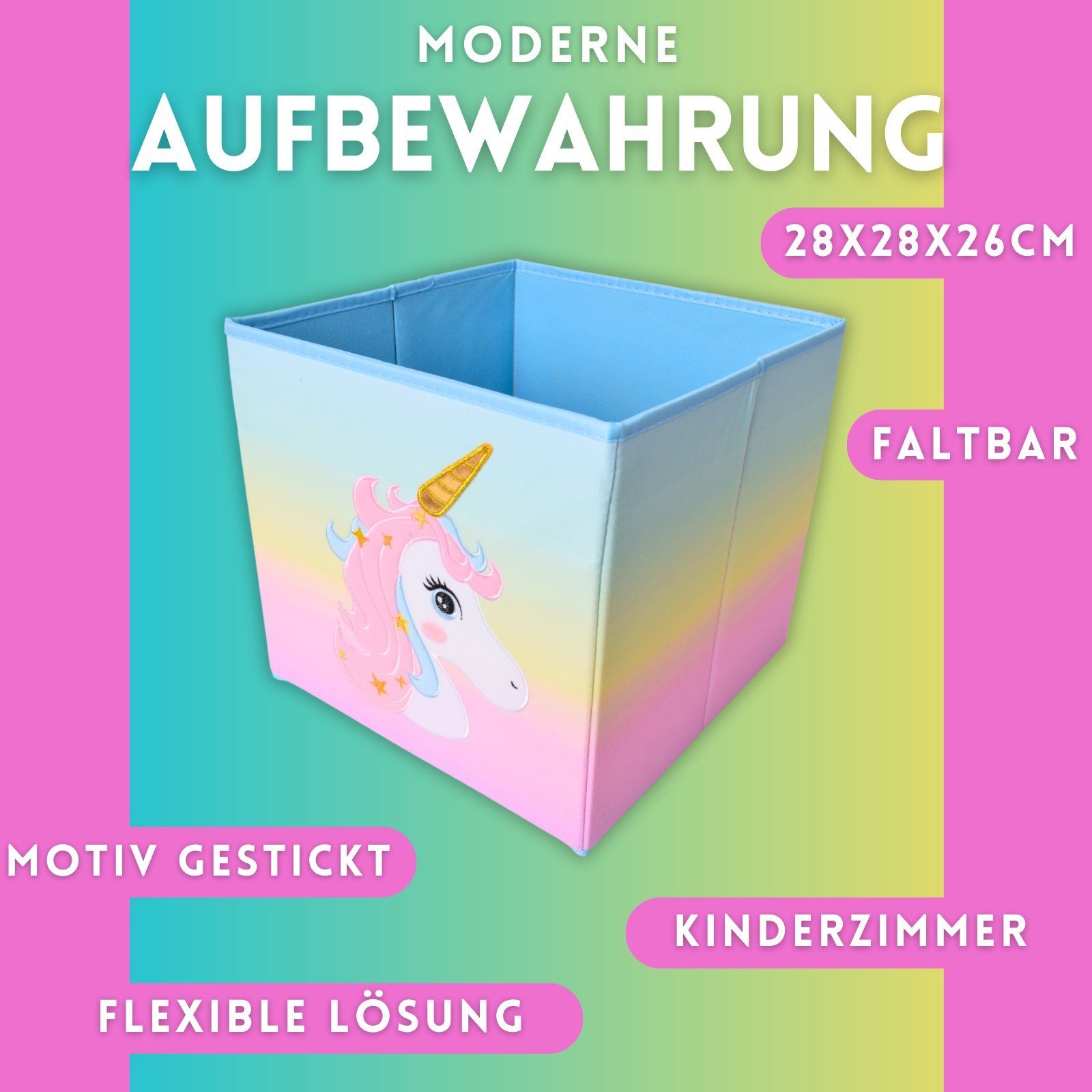 TE-Trend Spielzeugtruhe Faltbox
