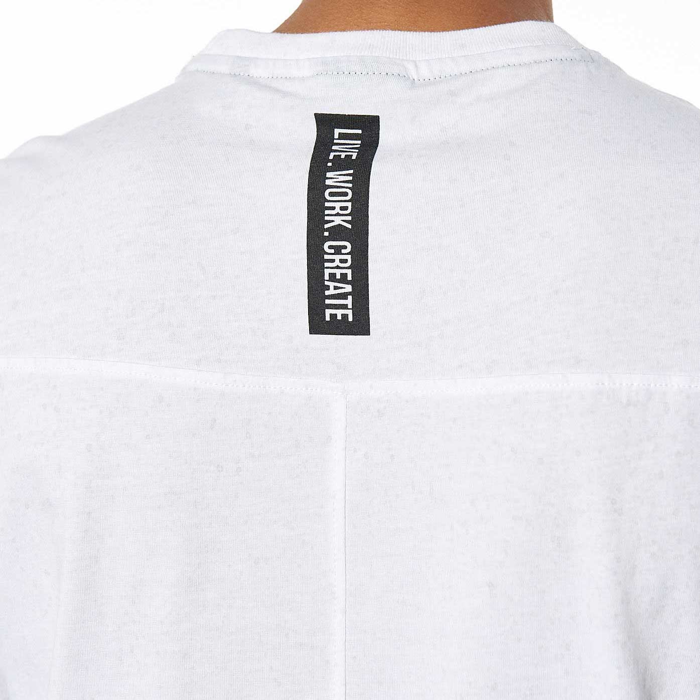 CHAD   T-shirt blanc tête de mort Homme