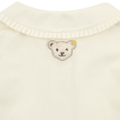 Poloshirt langarm, beige für Mädchen
