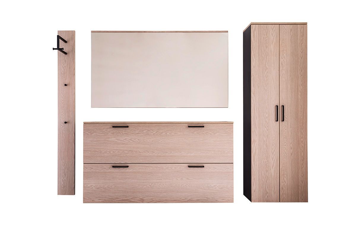 Garderobe Faro Eiche natur