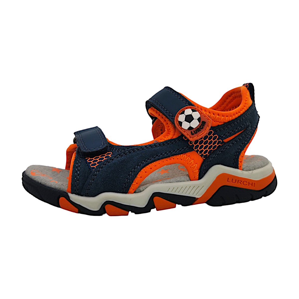 Lurchi Bo 74L3263001 Blau Navy/ Orange