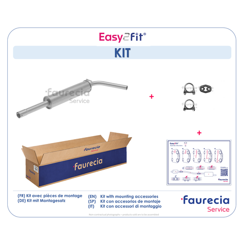 FAURECIA MITTELSCHALLDAEMPFER FS63182 - ATU