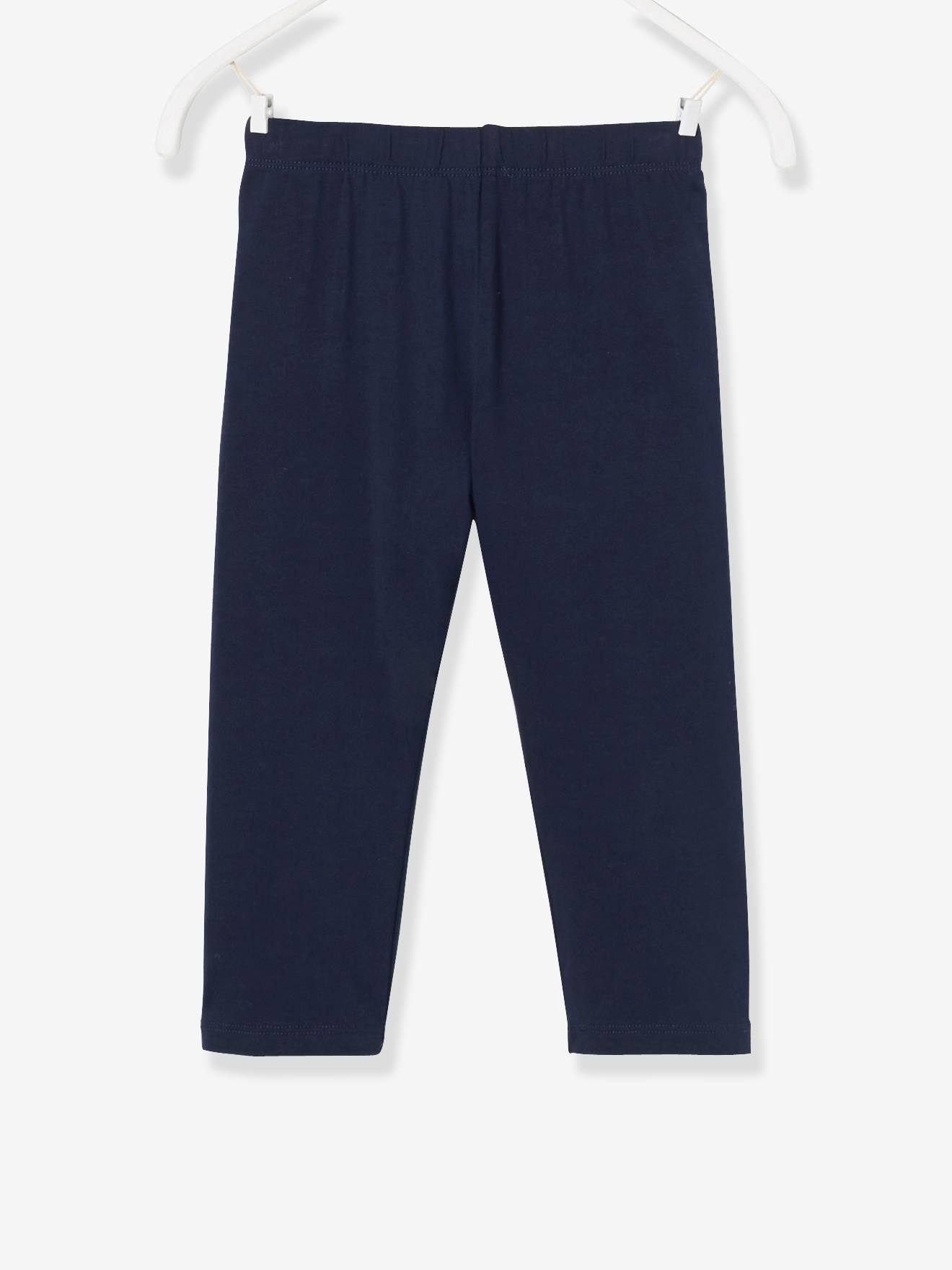 Vertbaudet 3/4-Leggings für Mädchen BASIC Oeko-Tex - weiß