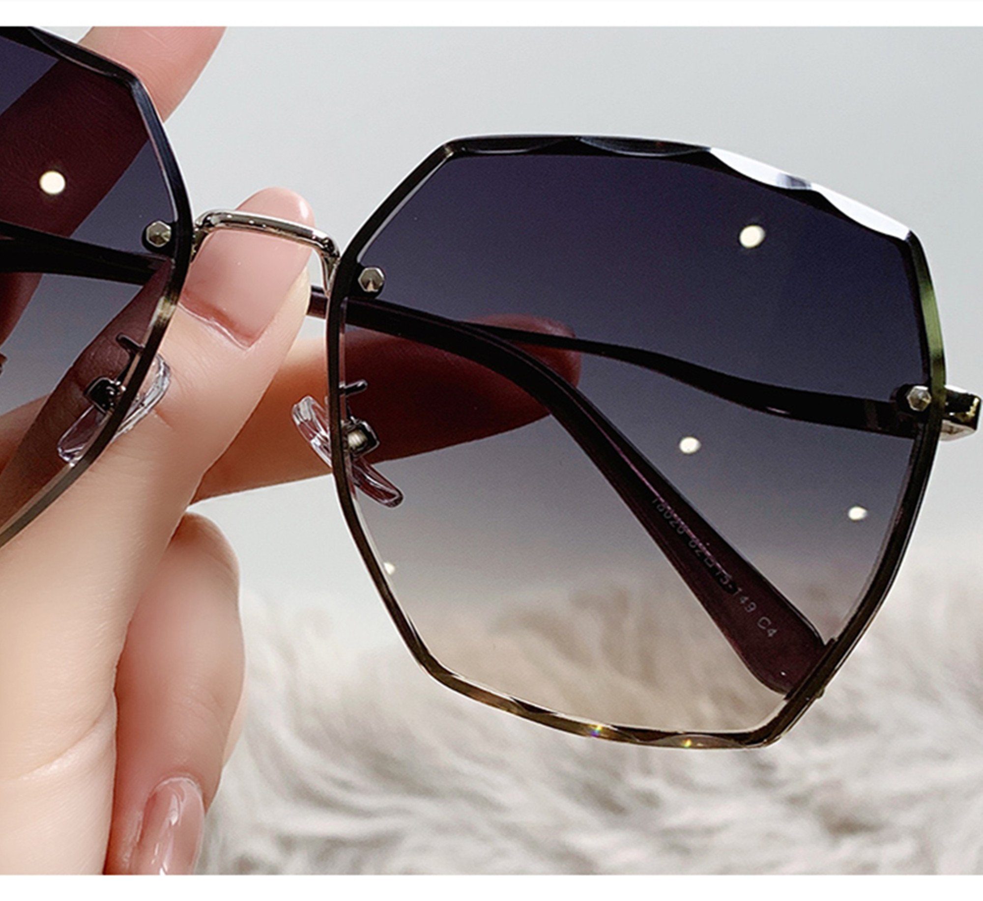 Tisoutec Sonnenbrille Sonnenbrille Damen (Designer Oversized Sonnenbrillen für Damen Polarisiert UV400 Schutz,sonnenbrille damen polarisiert (Frauen Fashion Sonnenbrille,vintage sonnenbrille damen)