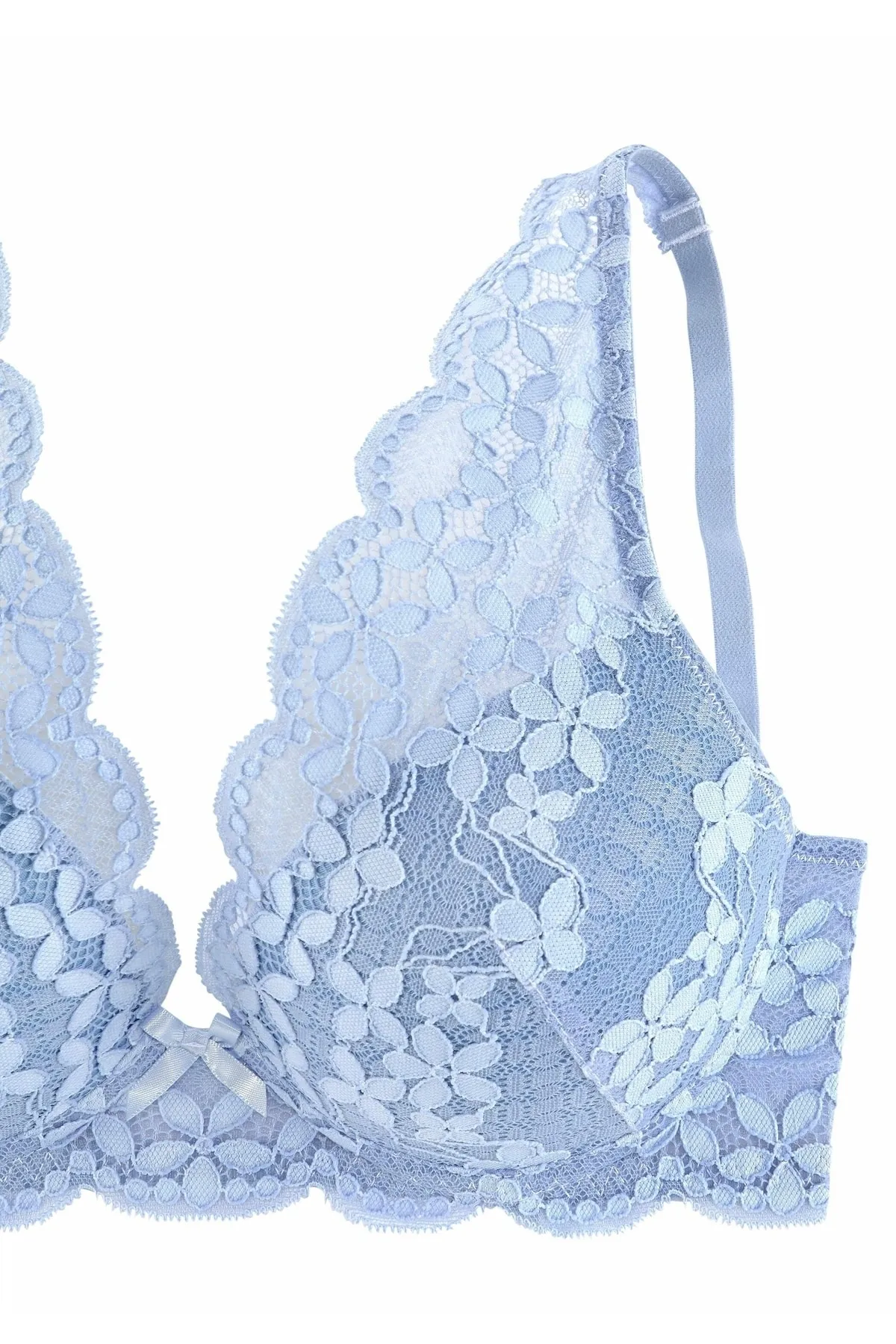 PETITE FLEUR  BH - Blau - Unifarben