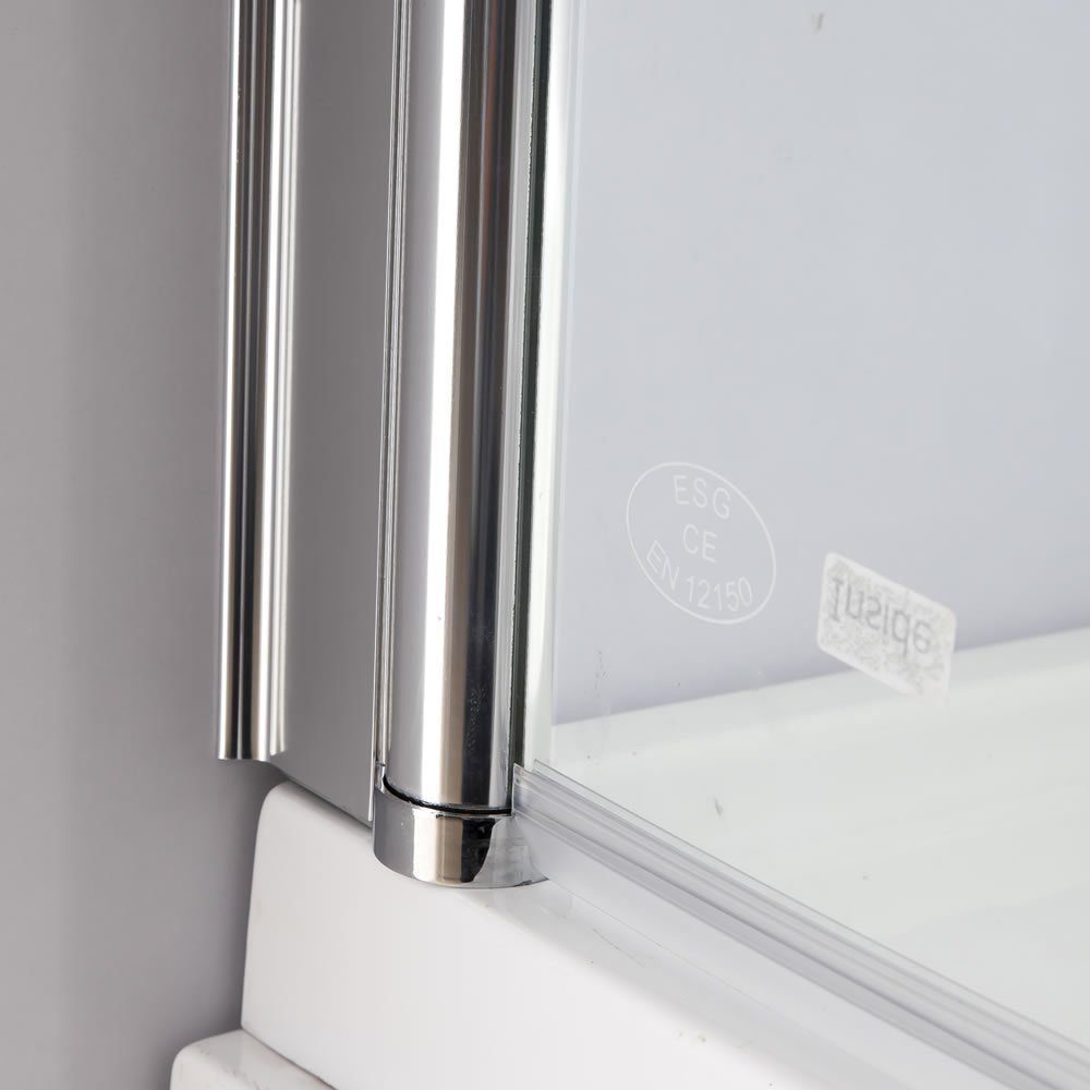 Melko Badewannenaufsatz Badewannenaufsatz Duschwand Duschkabine ESG Sicherheitsglas Nano Versiegelt Duschabtrennung Duschtrennwand Seitenwand Faltwand Glaswand, (Stück), ESG Sicherheitsglas