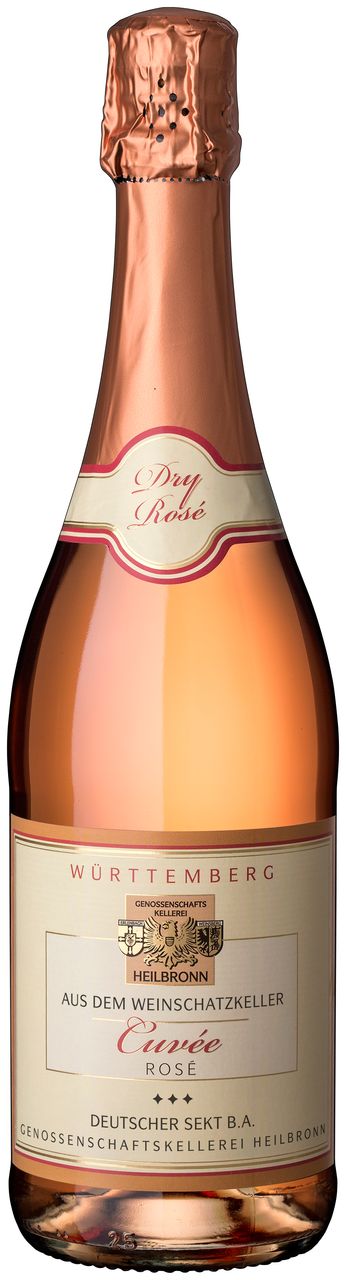Württembergische WZG Württemberg Cuvée Sekt Rosé Dry 0,75 l 6er Karton
