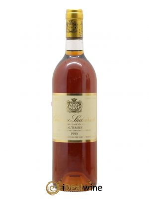 Château Suduiraut 1er Grand Cru Classé  1990 - Lot de 1 Bouteille