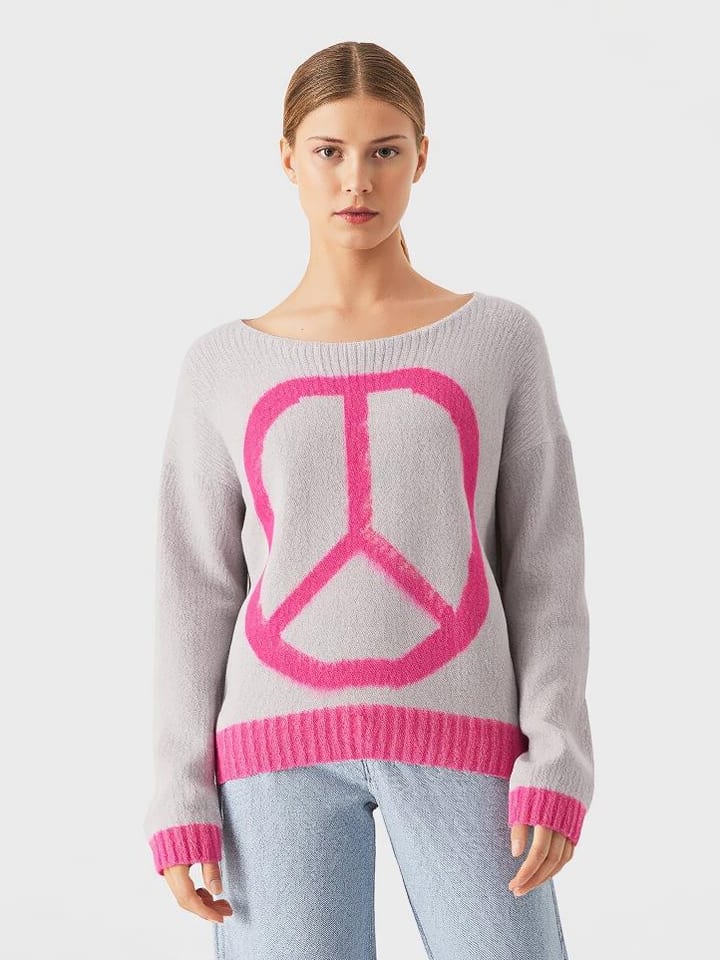 miss goodlife Pullover in Grau/ Pink günstig kaufen