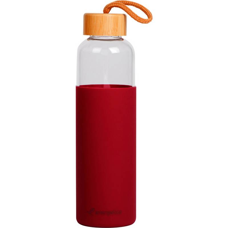 ENERGETICS GLASS BOTTLE BAMBOO 0,55L Trinkflasche