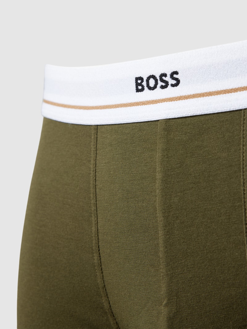 Trunks mit elastischem Logo-Bund im 5er-Pack in dunkelblau