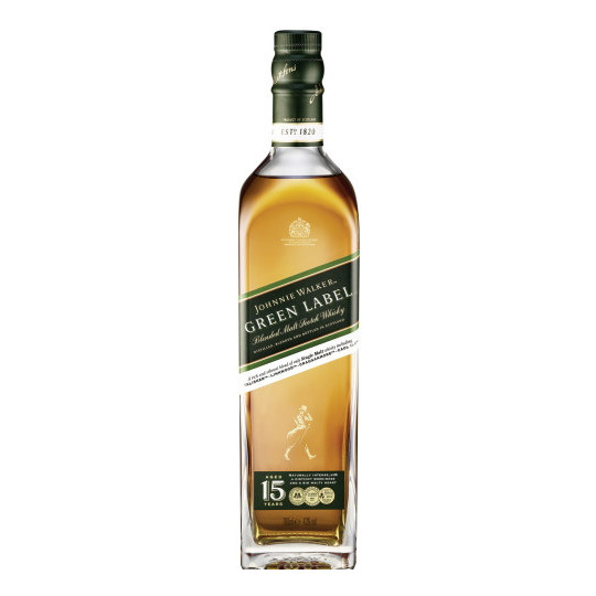 Johnnie Walker Whisky Green Label 15 Jahre 43% 0,7L