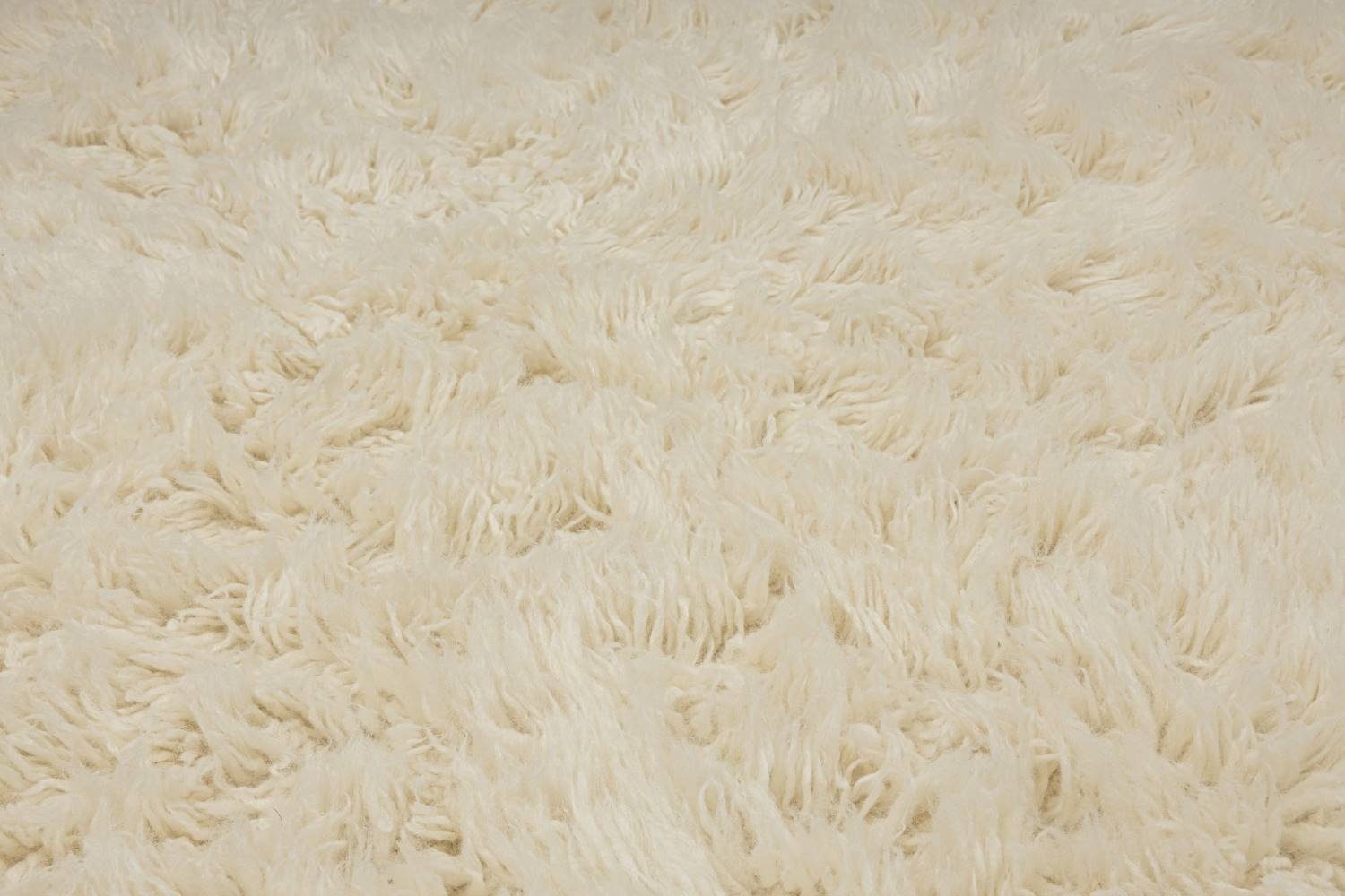 Flokati-Teppich Super Flokati 1400, pflegeleicht, strapazierfähig, Schurwollshaggy, RUG N' ROLL, Rechteckig
