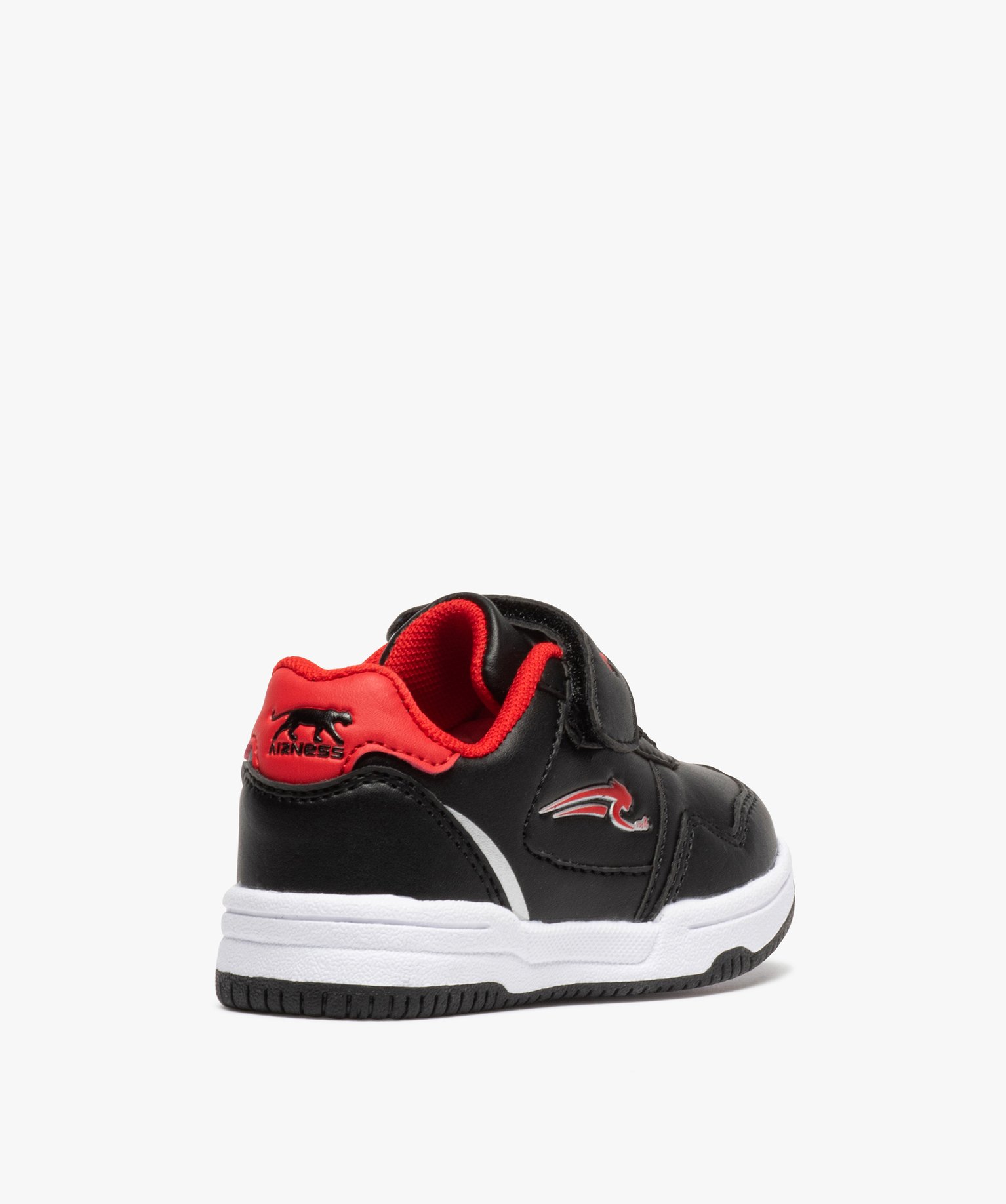 Tennis bébé bicolores à scratch - Airness Salto noir | GEMO