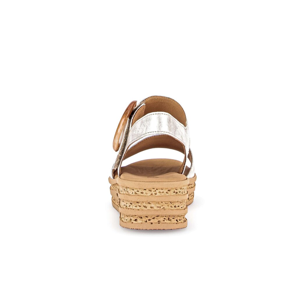 Gabor fashion Riemchensandale gold