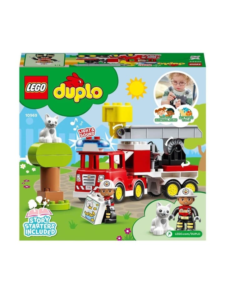 duplo LEGO® DUPLO Town 10969 Feuerwehrauto in Mehrfarbig ab 2 Jahre günstig kaufen onesize