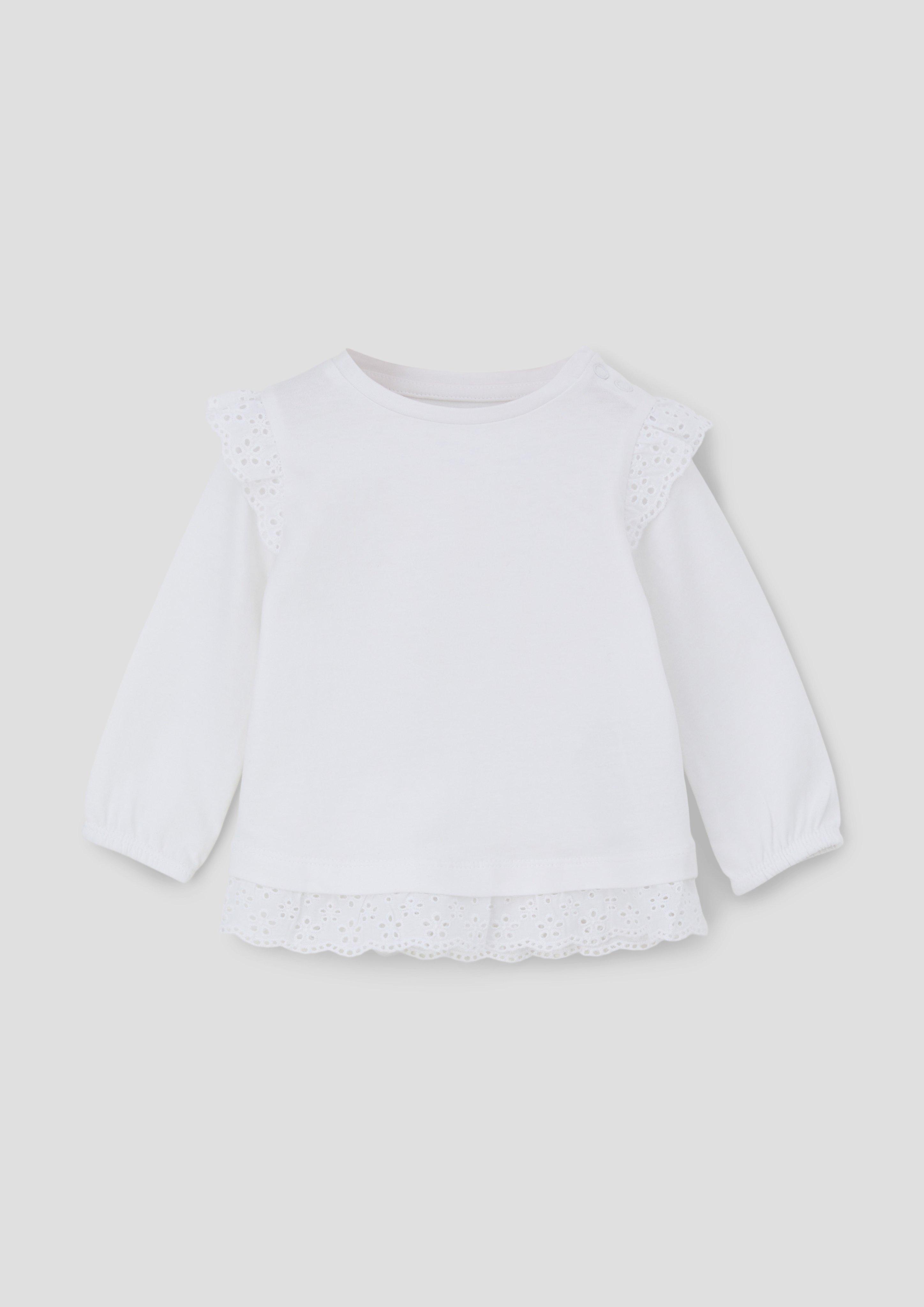 Longsleeve mit Rüschen  2140158-0100