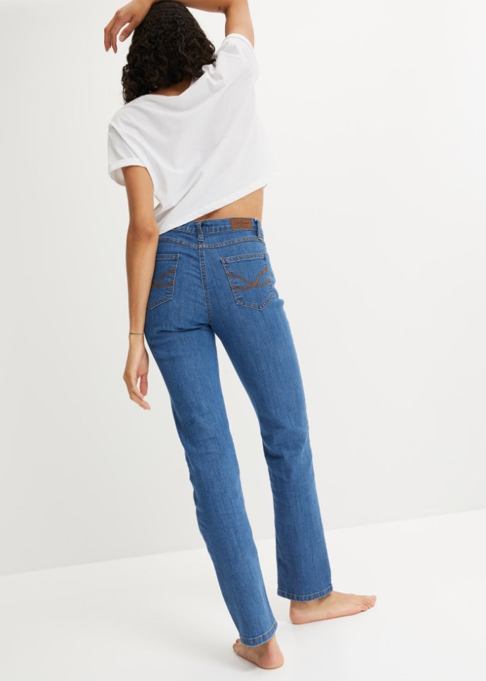 Komfort-Stretch-Jeans, Straight