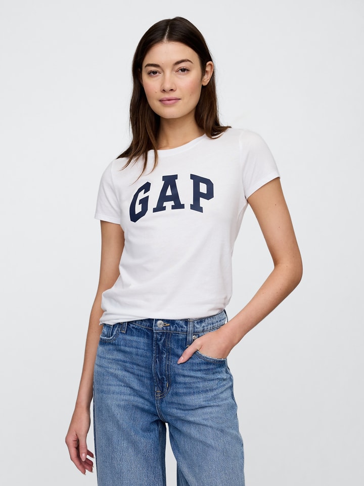 GAP 2er-Set: Shirts in Rosa/ Weiß günstig kaufen