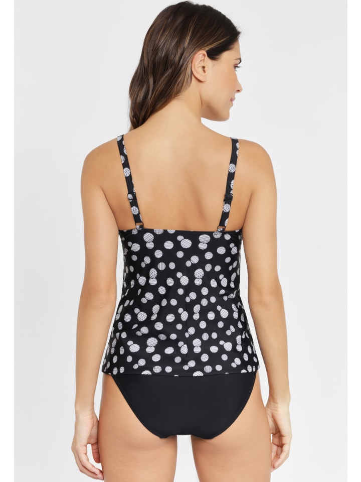 LASCANA Bügel-Tankini in schwarz-weiß günstig kaufen