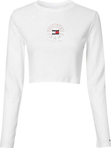 TOMMY-JEANS Damen Langarmshirt