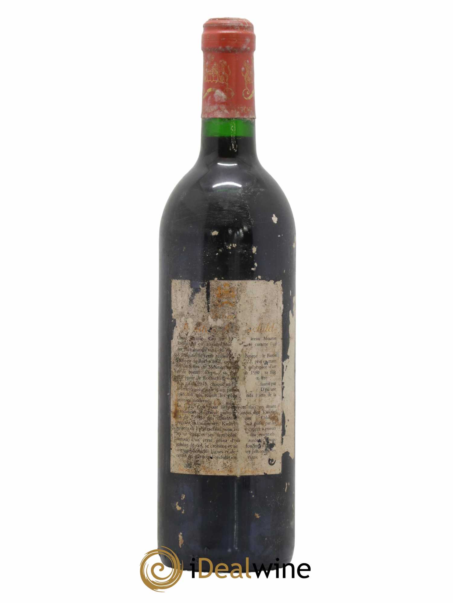 Château Mouton Rothschild 1er Grand Cru Classé  1992 - Lot de 1 Bouteille