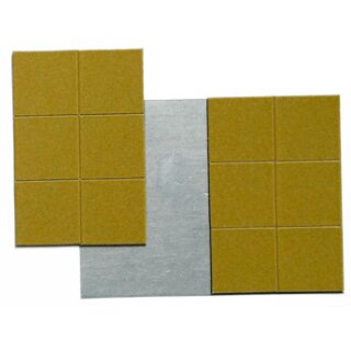 Magnet Bases 20x20mm 4x3 inkl. Ferro - Folie