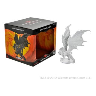 D&D Nolzur's Marvelous Miniatures Miniatur unbemalt Adult Black Dragon