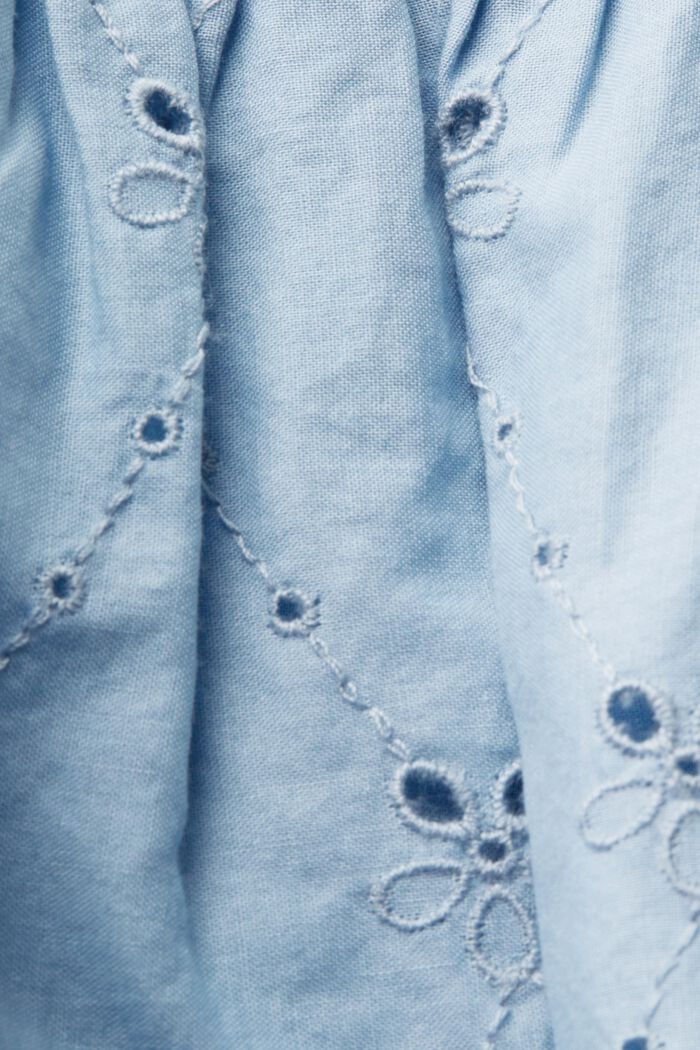 Kleid mit Stickerei, 100 % Baumwolle