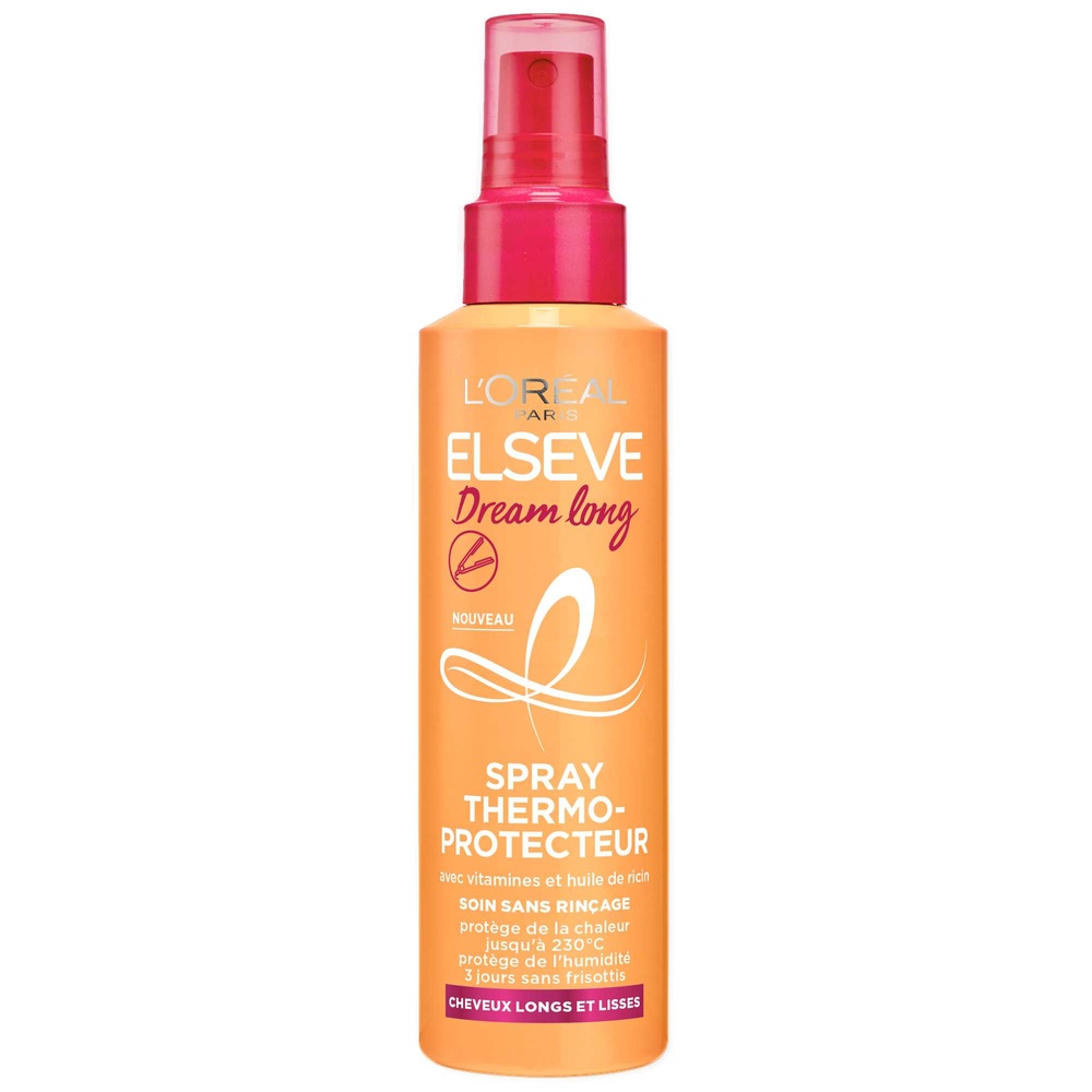 L'Oréal Paris Spray Thermoprotecteur pour Cheveux Longs Spray démêlant