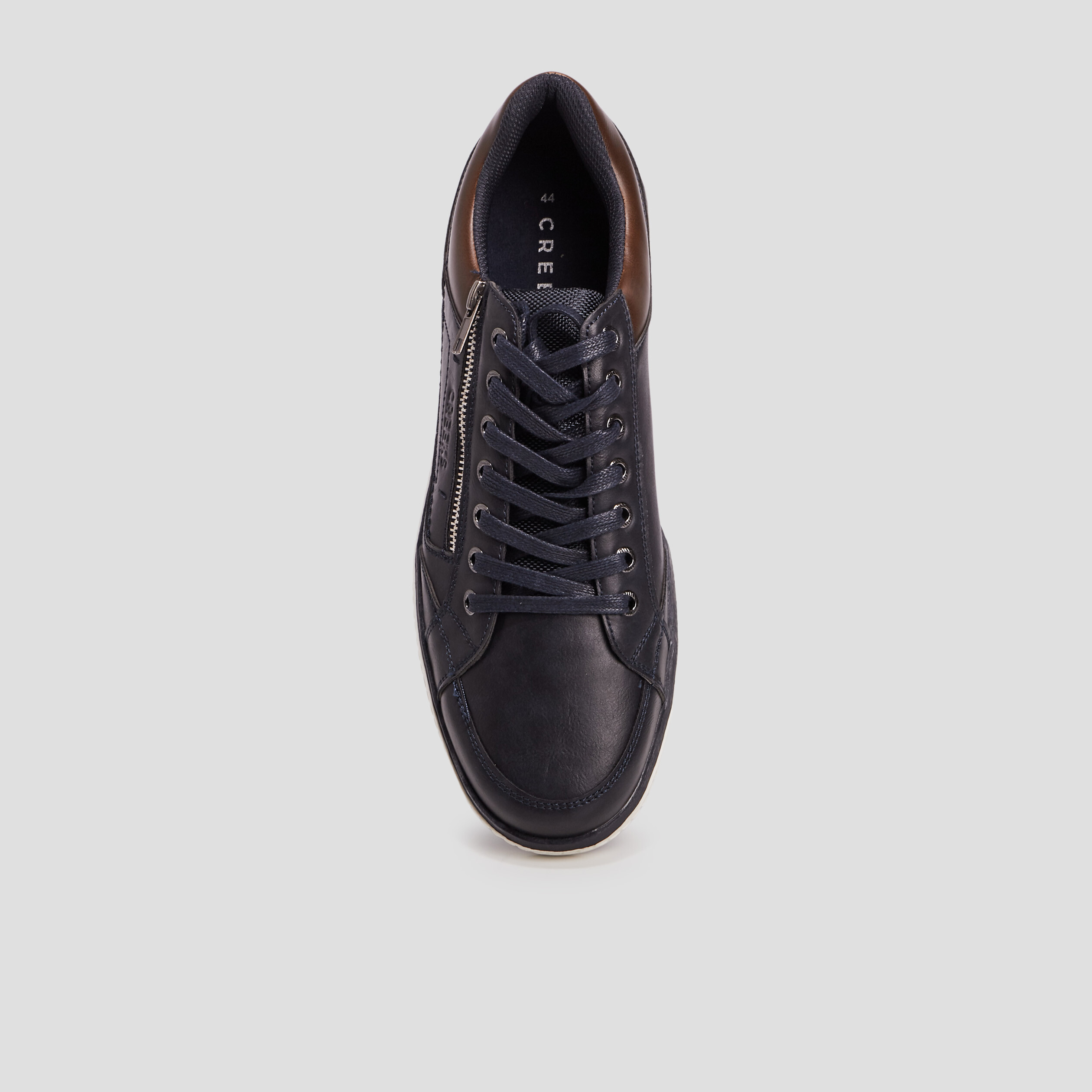 Sneakers zippées Creeks bleu marine homme | La Halle