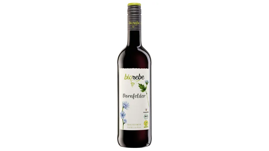 BioRebe Bio Rotwein Dornfelder, vegan 0.75 l