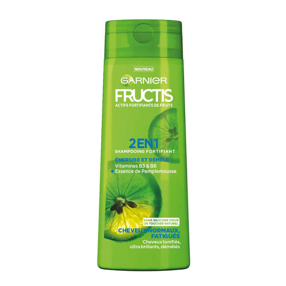 garnier Fructis 2en1 Cheveux Normaux Shampooing foritifiant 2 en 1