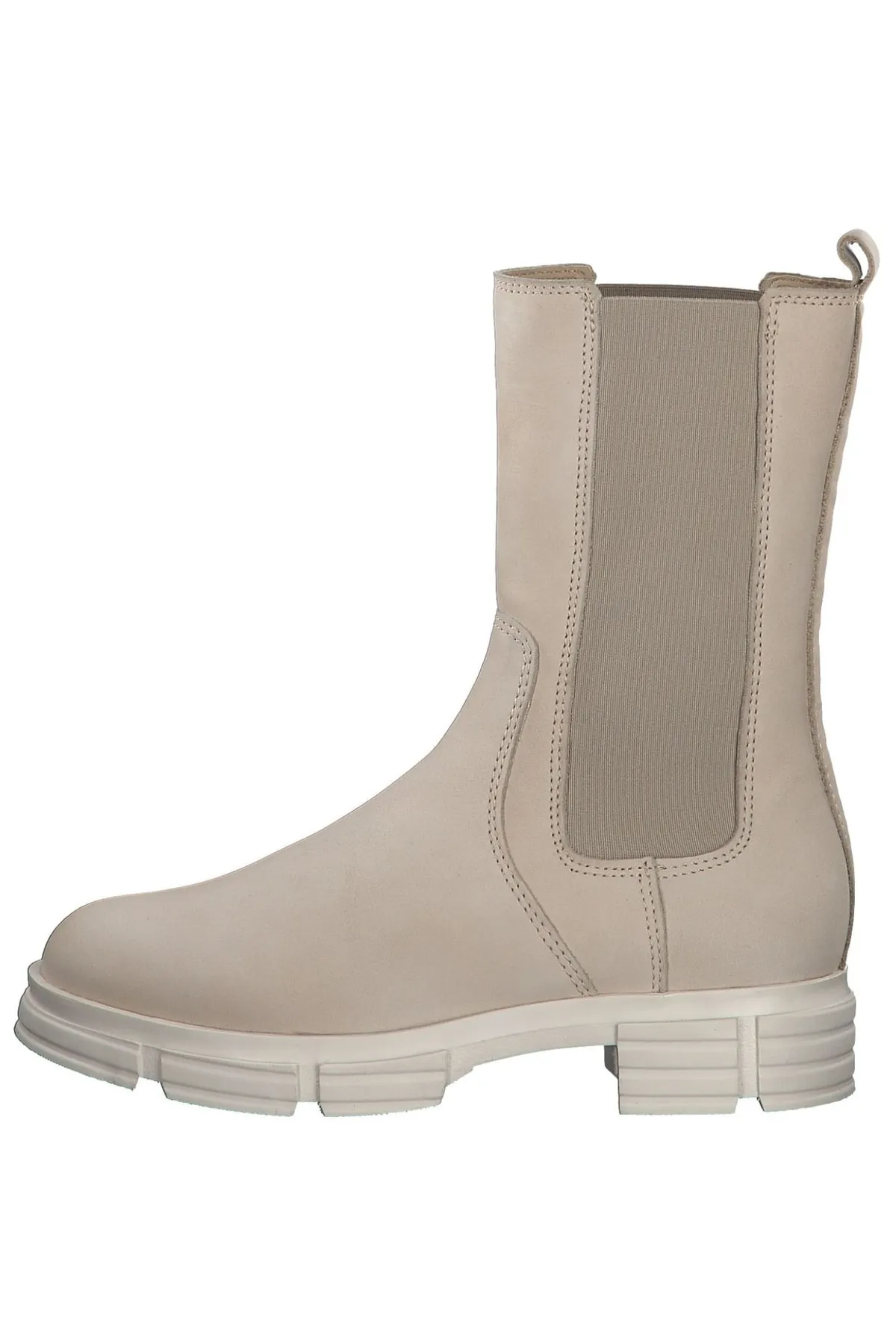 s.Oliver  Stiefelette - Beige - Blockabsatz