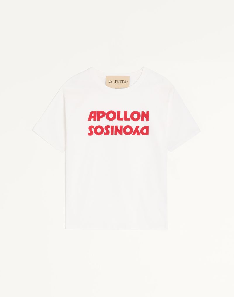 Valentino katoenen T-shirt met Apollon/Dyonisos-print