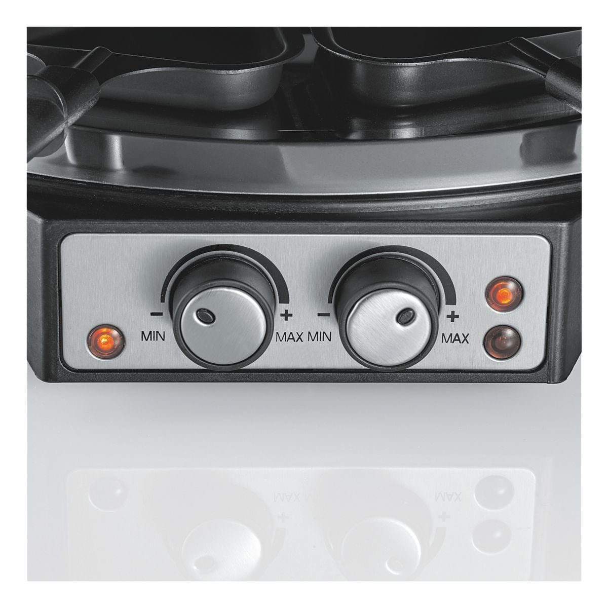 Severin Raclette und Fondue-Set RG 2348, 8 Raclettepfännchen, 1900 W, für bis zu 8 Personen