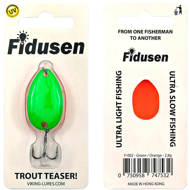 OGP Kunstköder Fidusen (Green/Orange, 2,8 g)