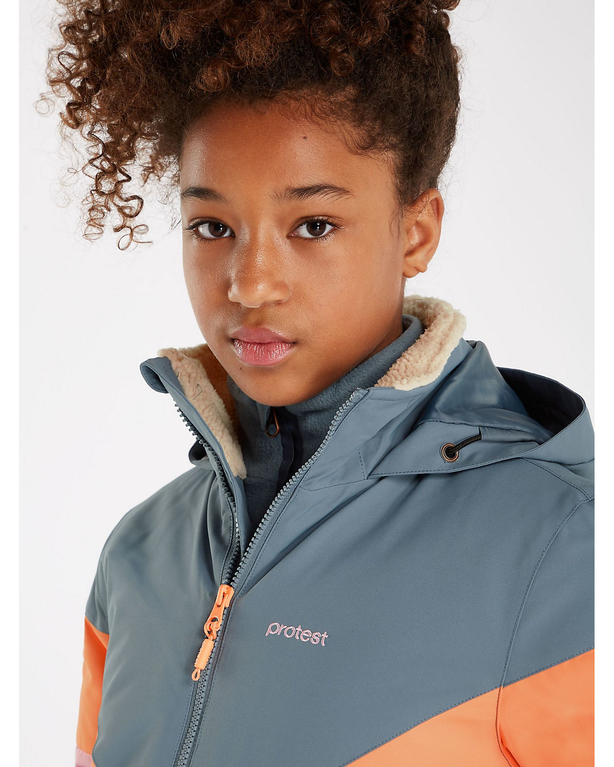 PRTKATE JR  - 10K Wasserdicht und atmungsaktiv PFC-Frei   Winterjacke Skijacken für Mädchen