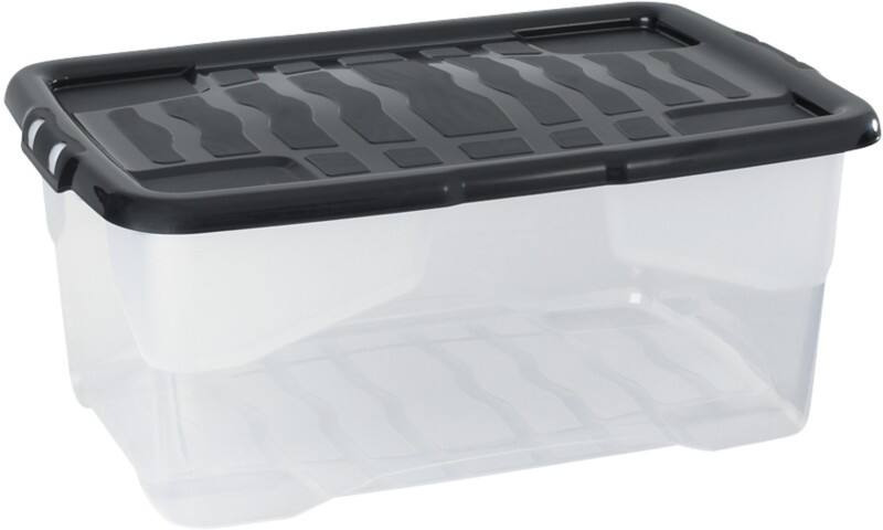 Aufbewahrungsbox Curve 42 L Transparent Polypropylen 60 x 40 x 25 cm
