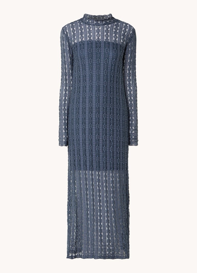 Vestido midi Dante 6 con estampado calado