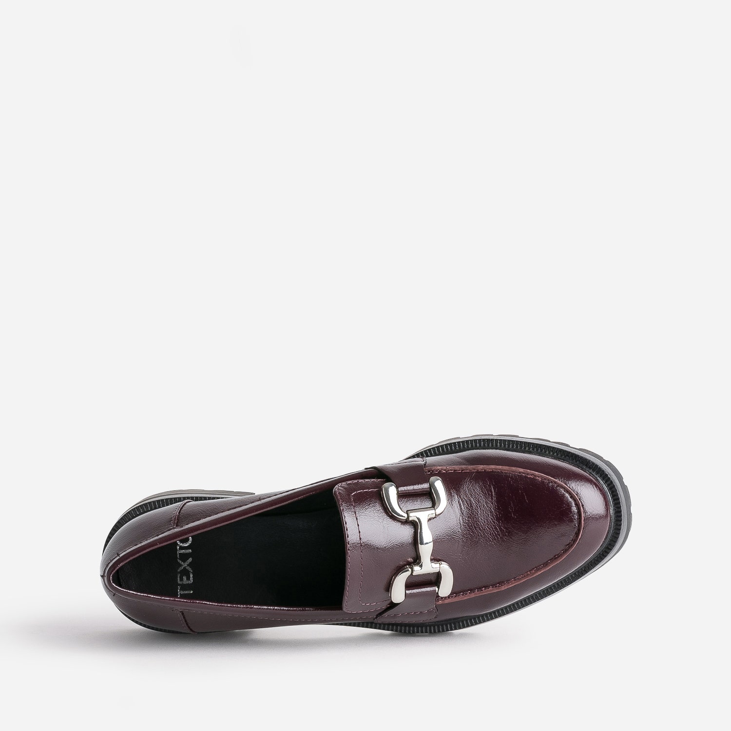 Mocassin TEXTO bordeaux à maxi mors
